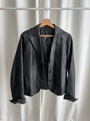Leather 90s jacket