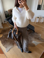 80% kid mohair soft pull - Latte