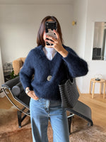 80% kid mohair soft pull - Notte