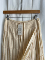 Made in Italy pure wool cream skirt