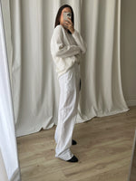 Sportmax cotton white pants