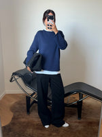 100% Cotton pull - Navy