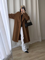 Valentino pure wool biscuit coat