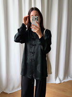 Silk blend oriental jacket