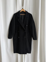 Marella pure wool black coat
