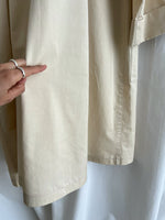 Tailoring pure silk butter trench