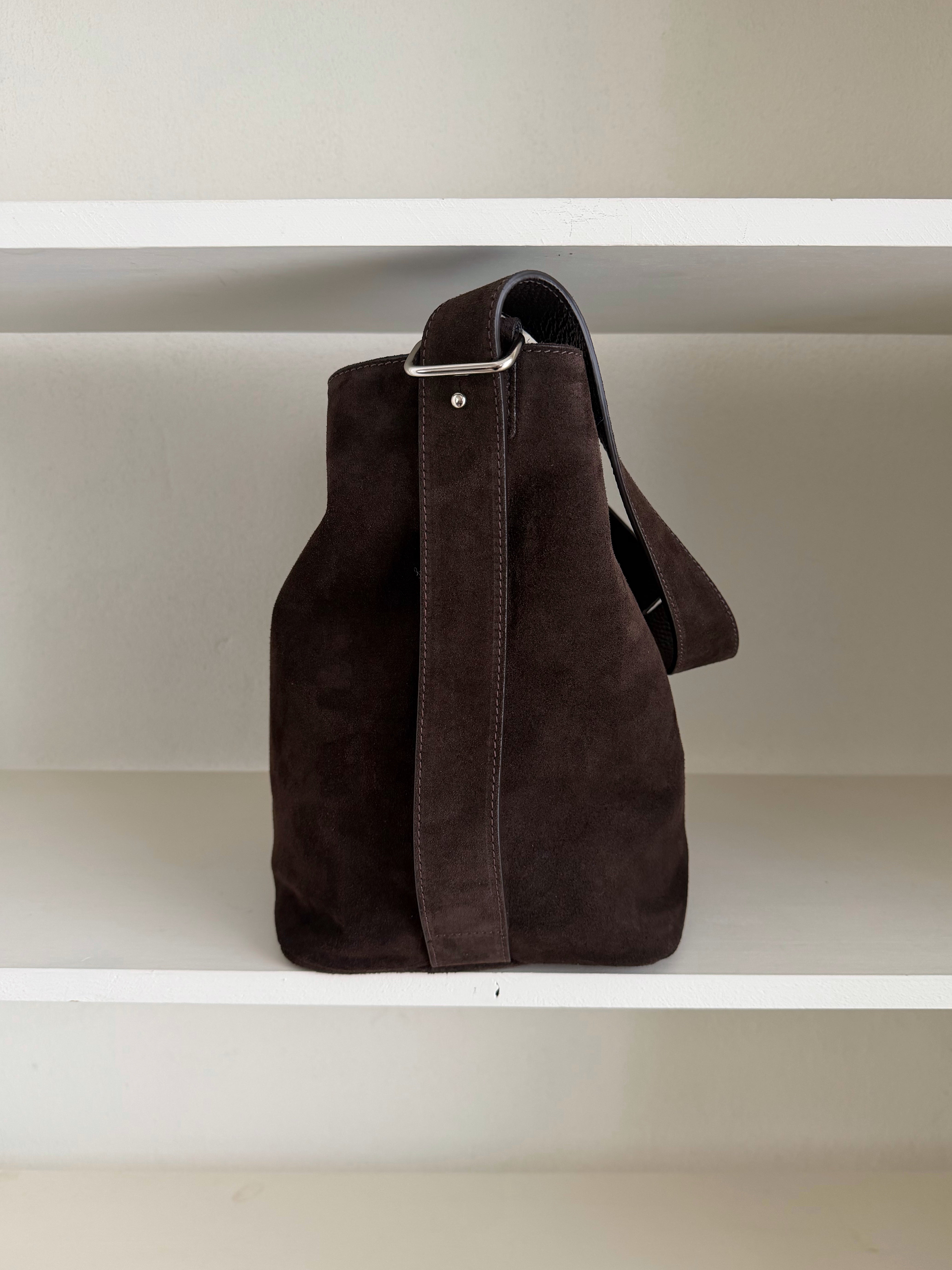 Sillabe Studio bucket bag - Dark coffee
