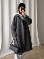 Marella wool and mohair teddy coat