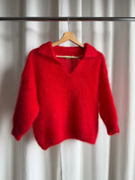 80% kid mohair soft pull - Chili