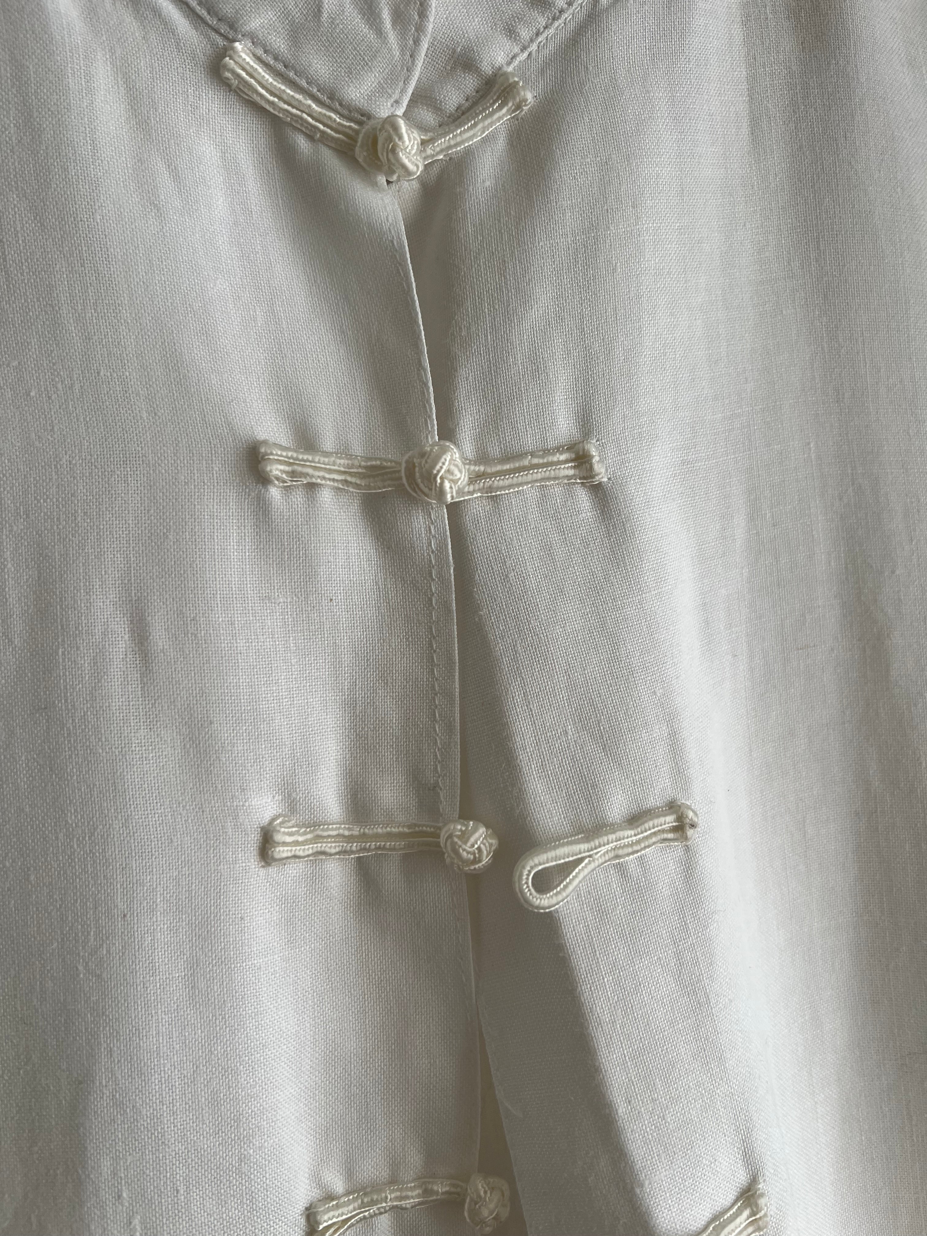 Pure linen oriental long dress