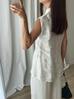 Pure silk oriental white shirt