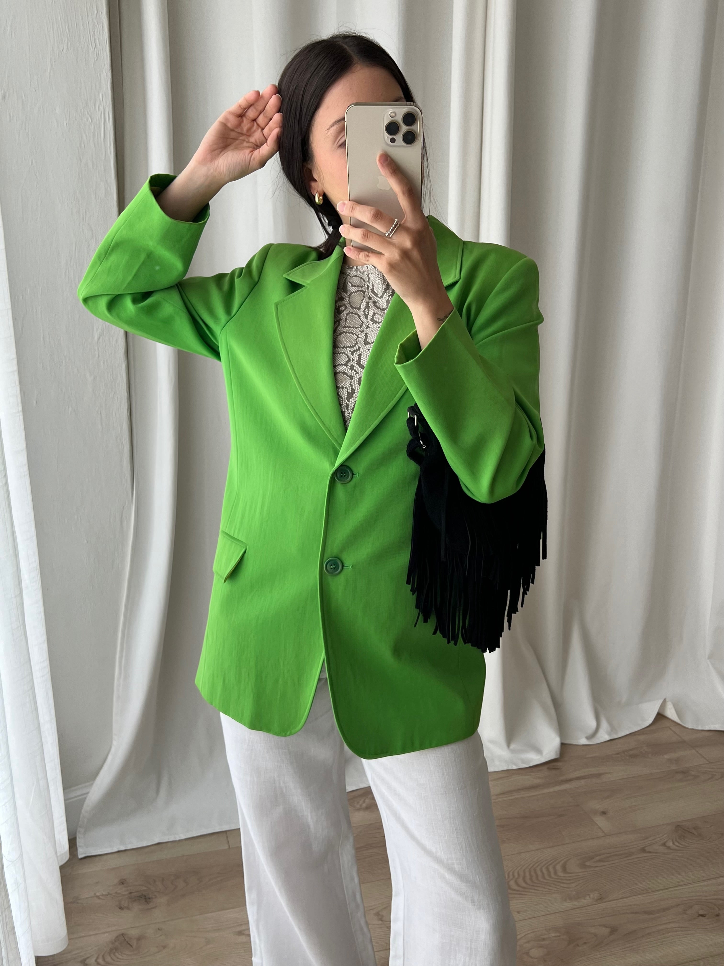 Max&co fresco lana green blazer