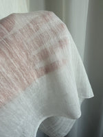 Linen & silk pareo - Bianco