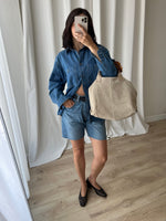 100% cotton denim shirt