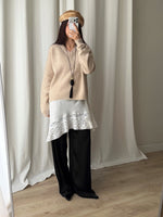 100% merino wool soft pull - Mandorla