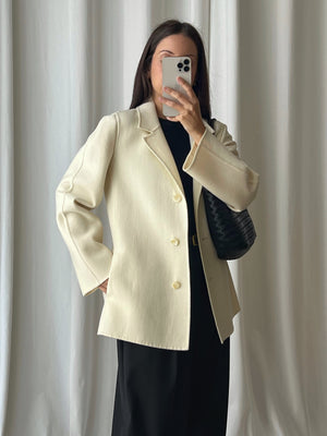 100% Wool cream jacket