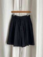 MaxMara pure linen black bermuda