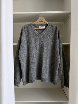 Made in Italy wool blend grey pull