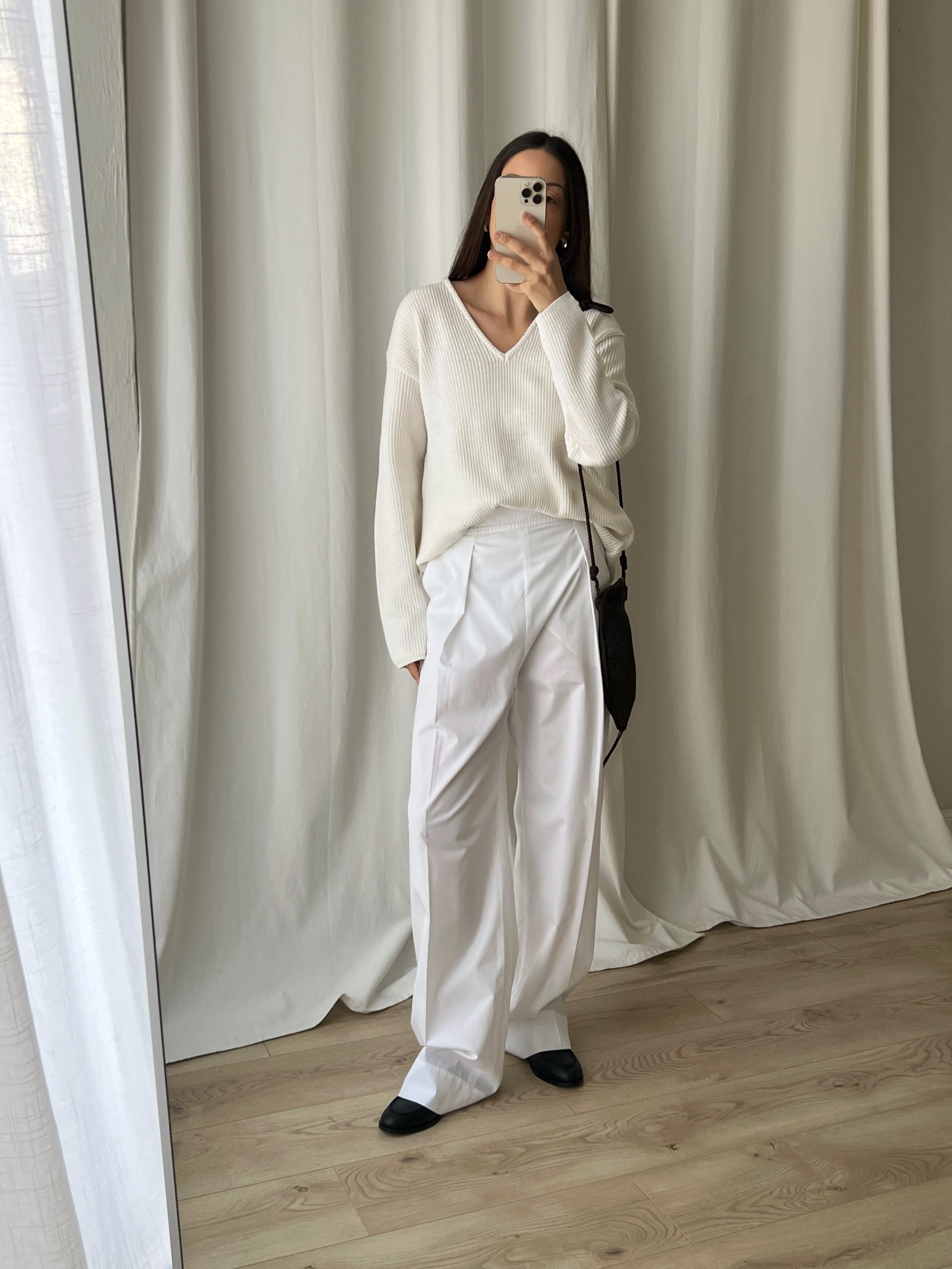 Sportmax cotton white pants