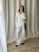 Sportmax cotton white pants