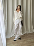 Sportmax cotton white pants