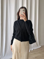Prada pure wool crop cardigan