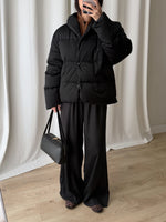 Moncler black down jacket