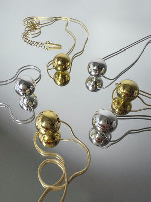 Sillabe Studio Luna Piena necklace - Silver