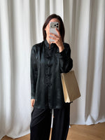 Silk blend oriental jacket
