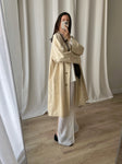 Tailoring pure silk butter trench