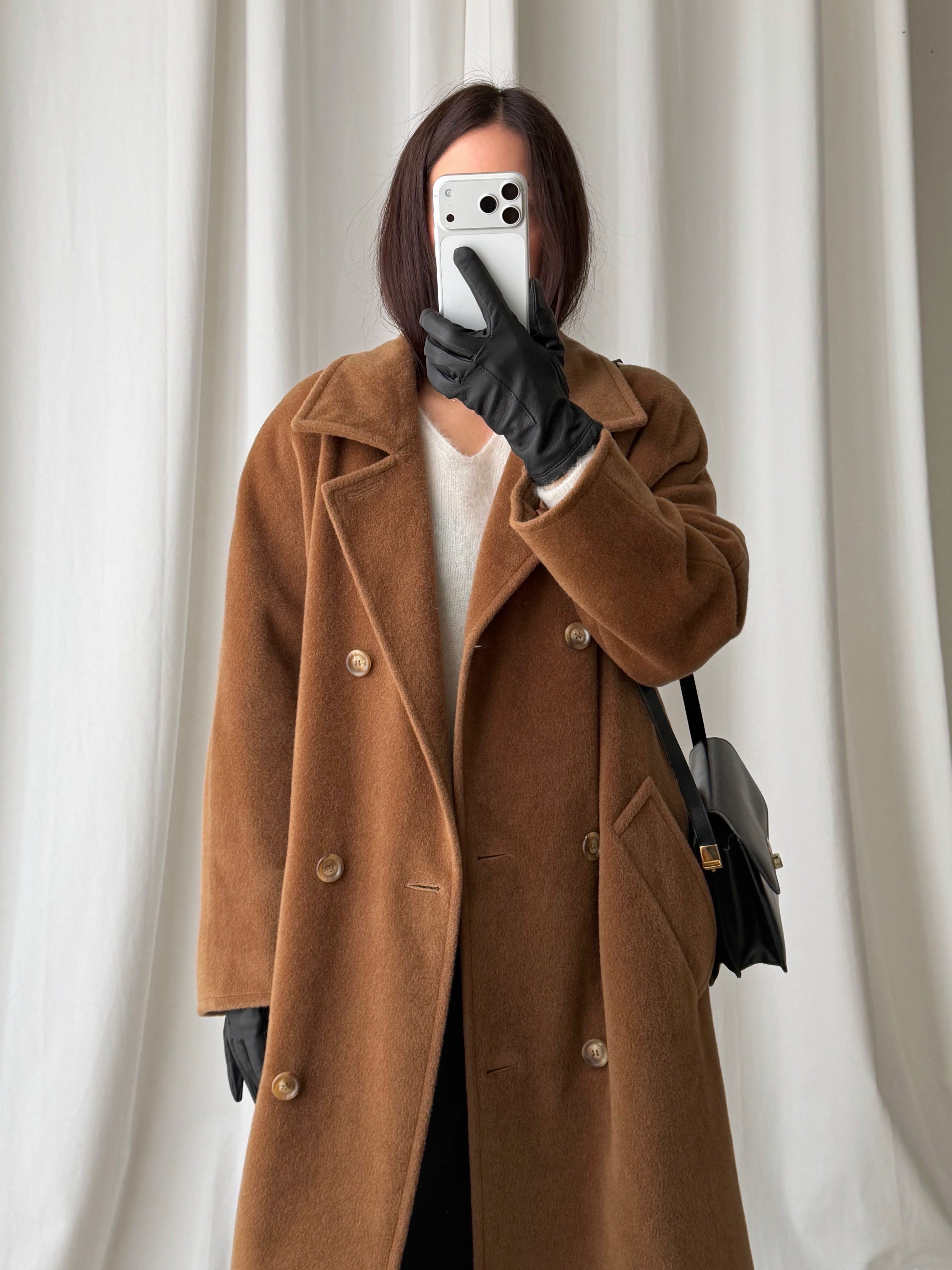 MaxMara Iconic pure wool biscuit coat