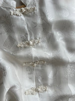 Pure silk oriental white shirt