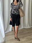 Dolce & Gabbana zebra mesh top