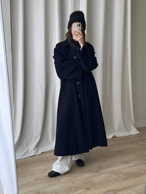 Pure wool classic blue coat