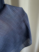 Viscose & silk pareo - Navy