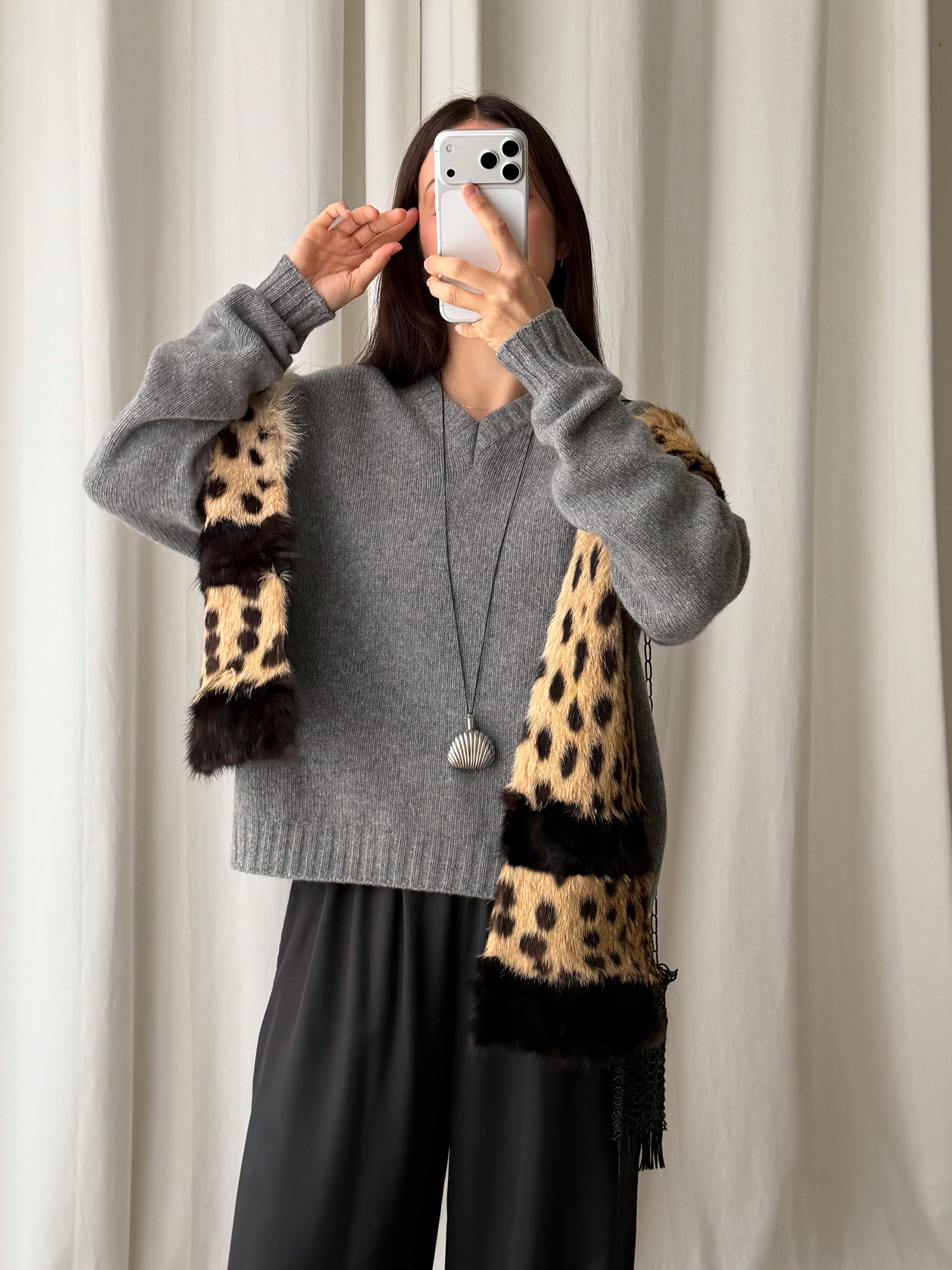 100% merino wool soft pull - Perla