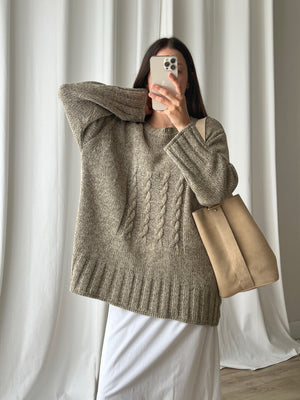 Jil Sander pure cotton oversize pull