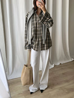 Pure cotton checked shirt