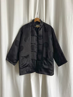 Pure silk oriental down jacket