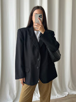 100% Wool black blazer