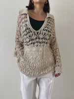 Tennè by Antonia Erre - Crochet maxi polo/sand