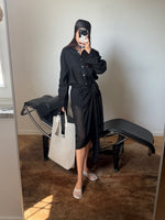 Viscose & silk pareo - Nero