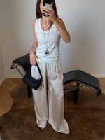 Ribbed tank top - Milk