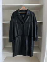 Made in Italy 100% Leather trench coat