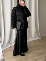 Moncler black down jacket