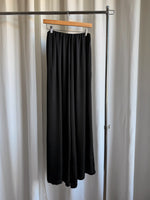Silk & viscose liquid pants - Black