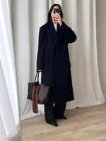 Lancetti pure wool blue coat
