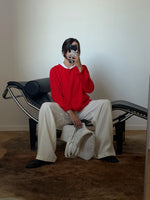 100% Cotton pull - Rosso