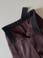 Tailored 100% linen pants - Cacao