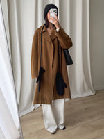 Persona wool and cashmere camel coat